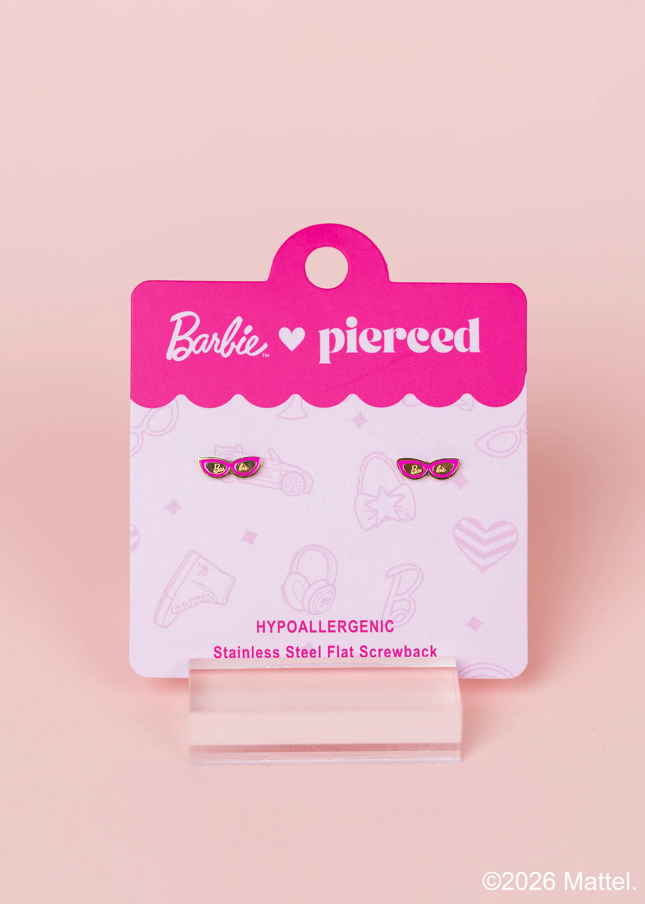 Barbie™ Cat Eye Sunglasses Screwbacks - Image 3