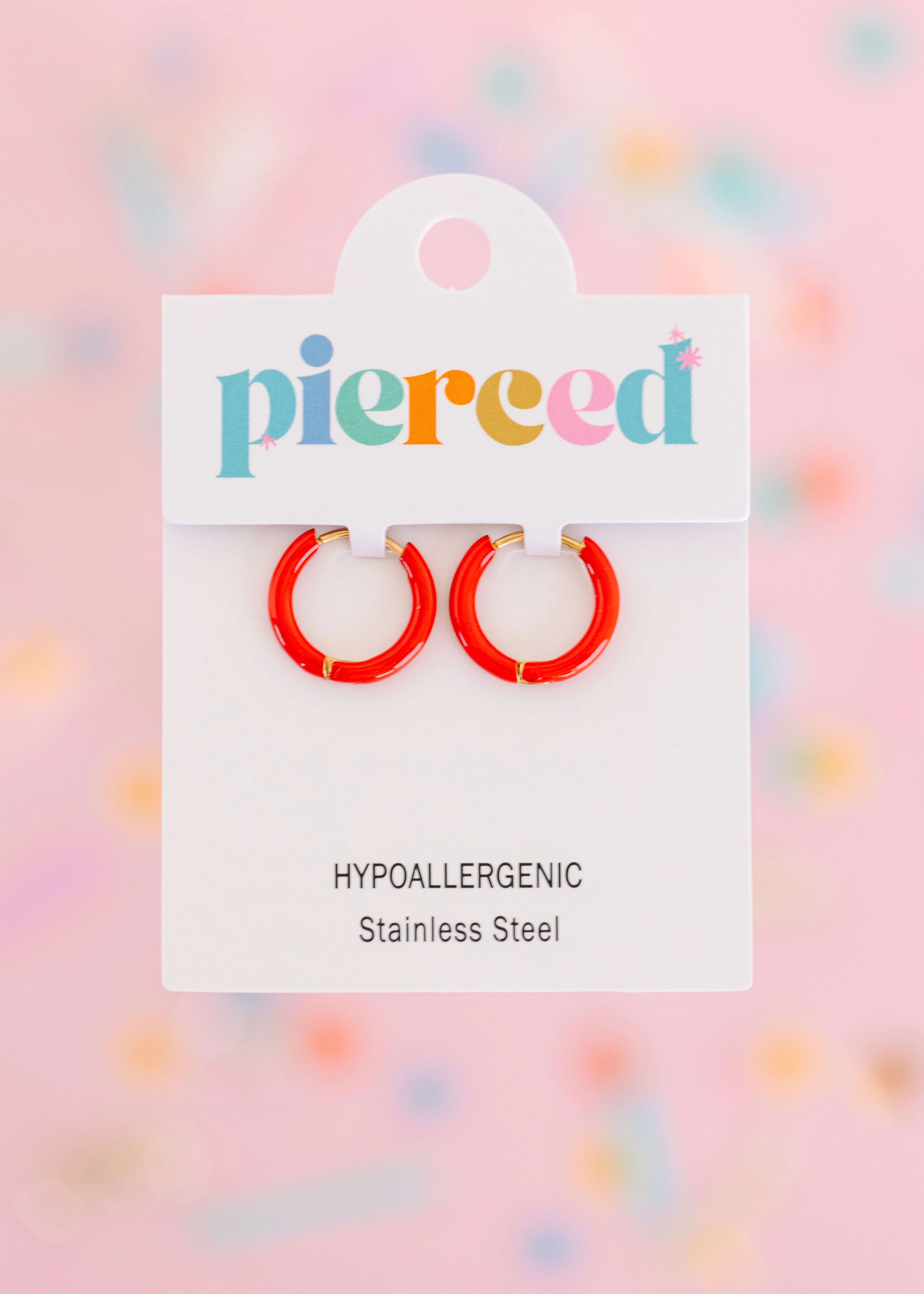 Colored Huggies Earrings - Image 11