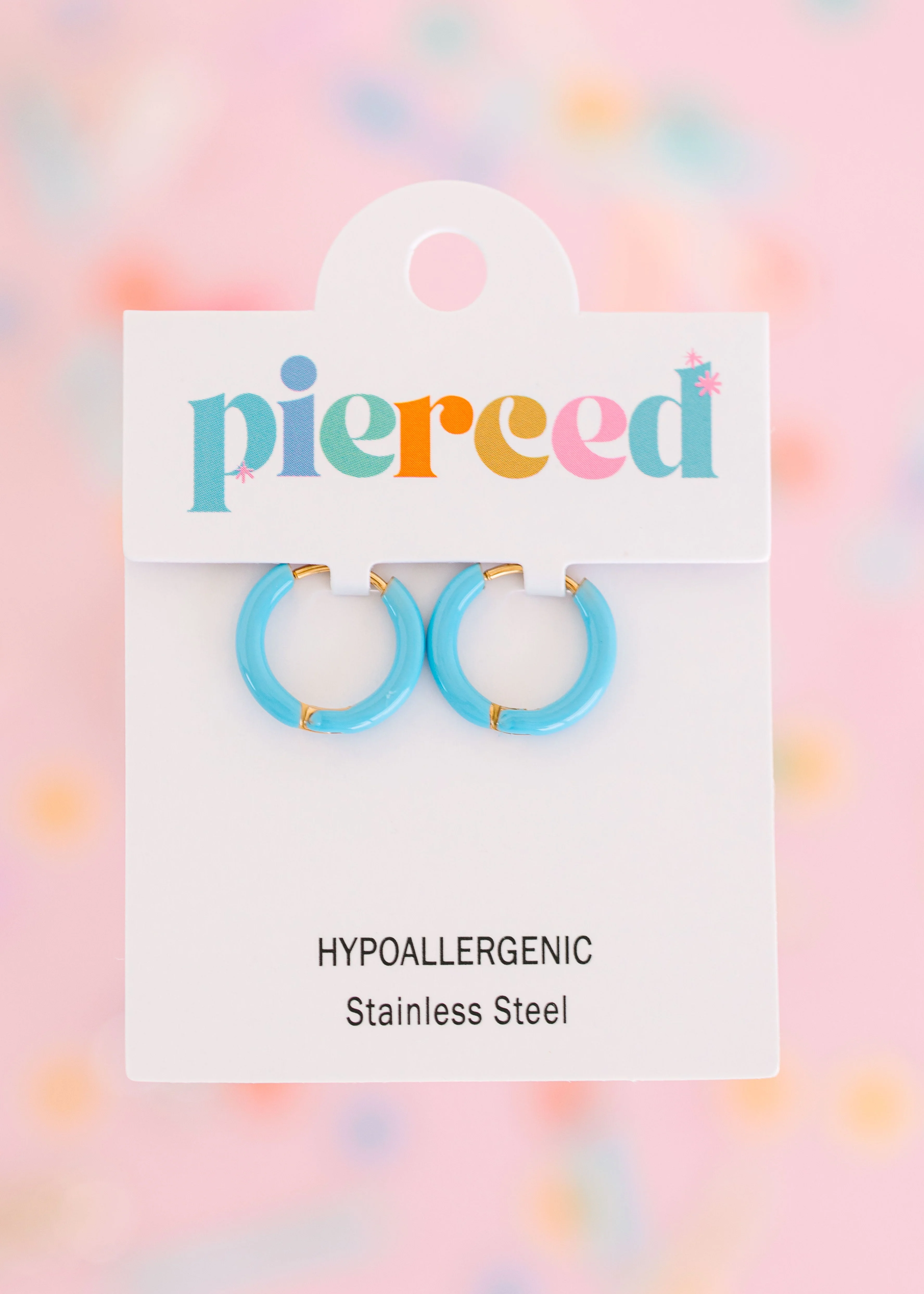 Colored Huggies Earrings - Image 7