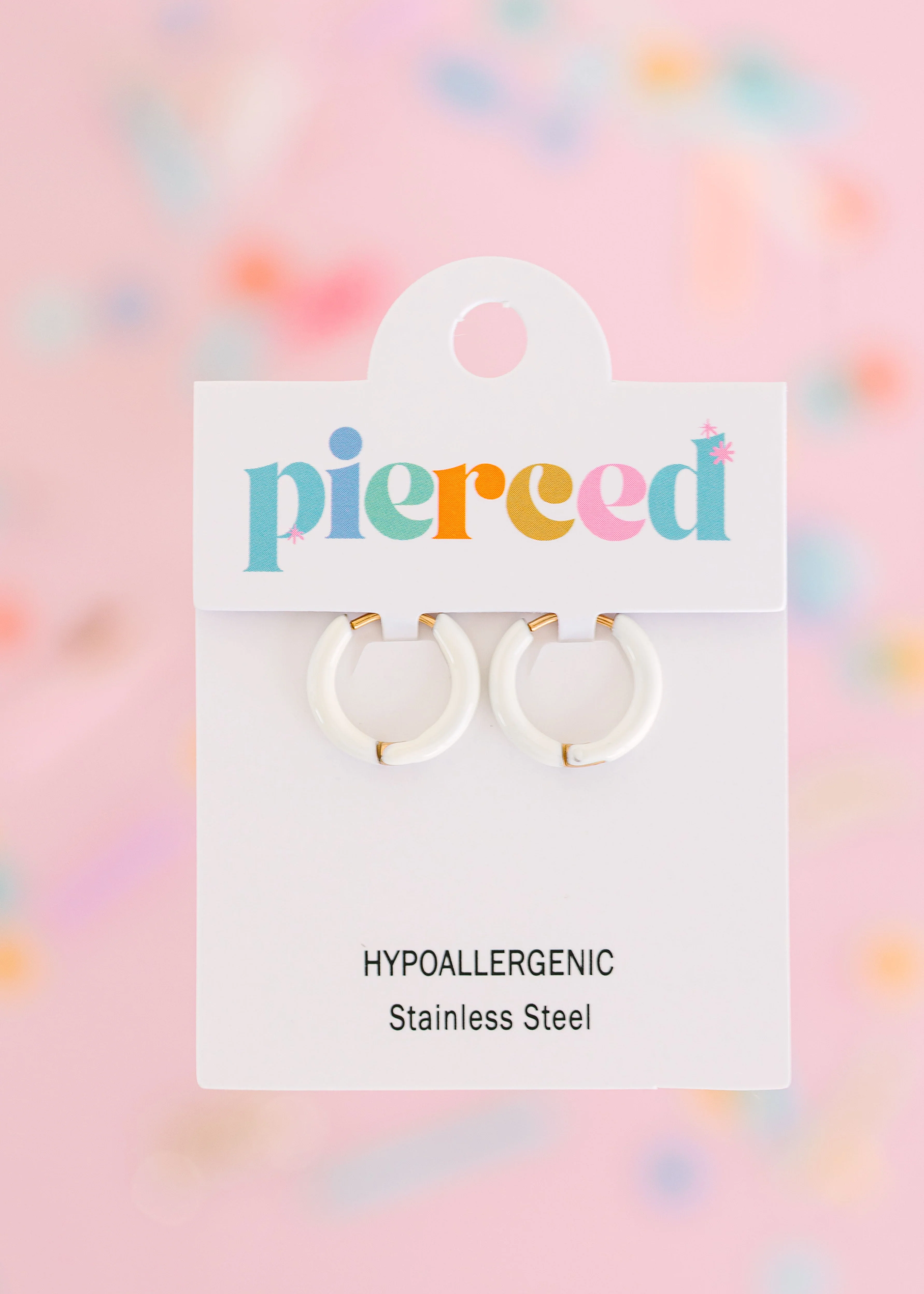 Colored Huggies Earrings - Image 8