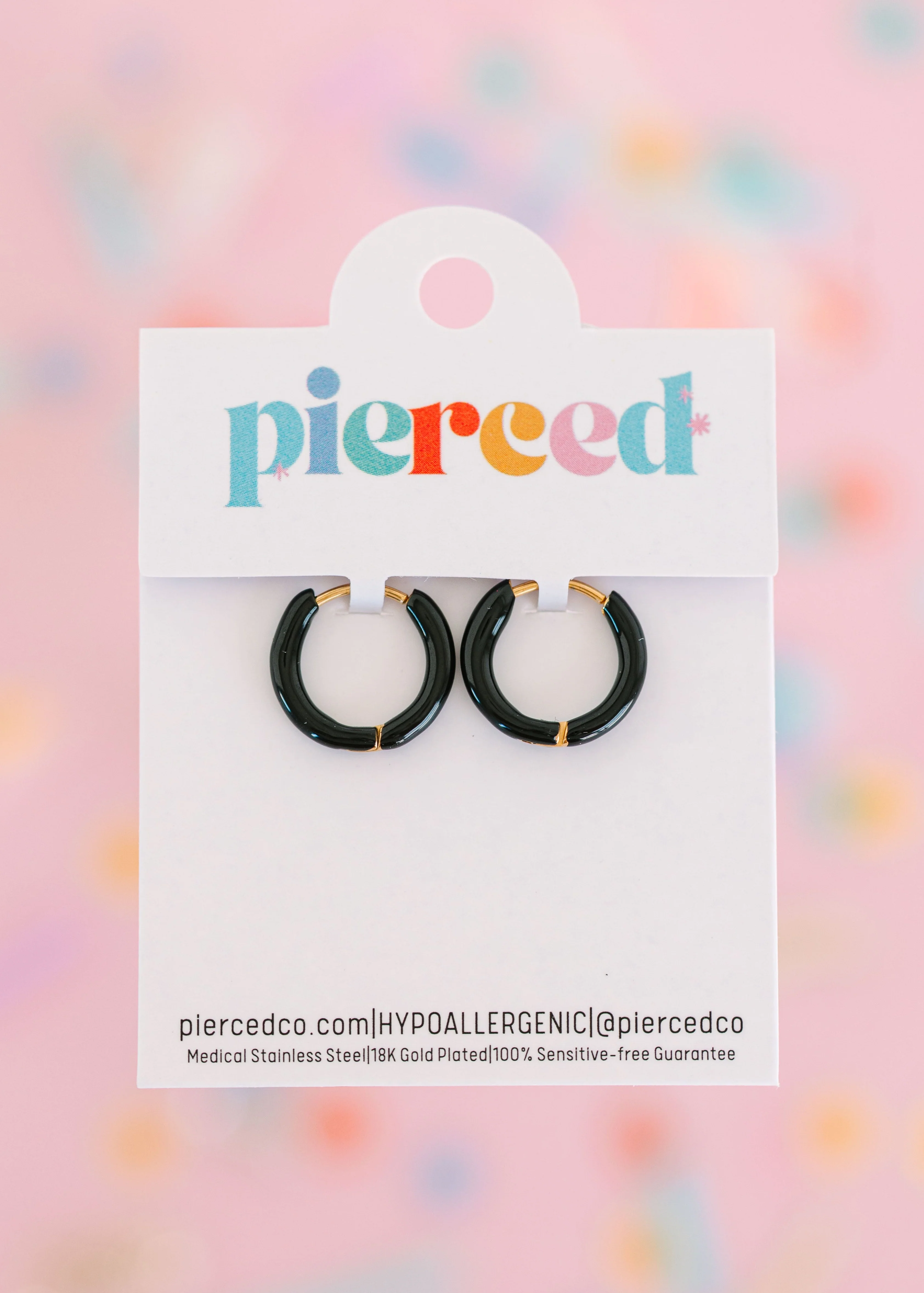 Colored Huggies Earrings - Image 9