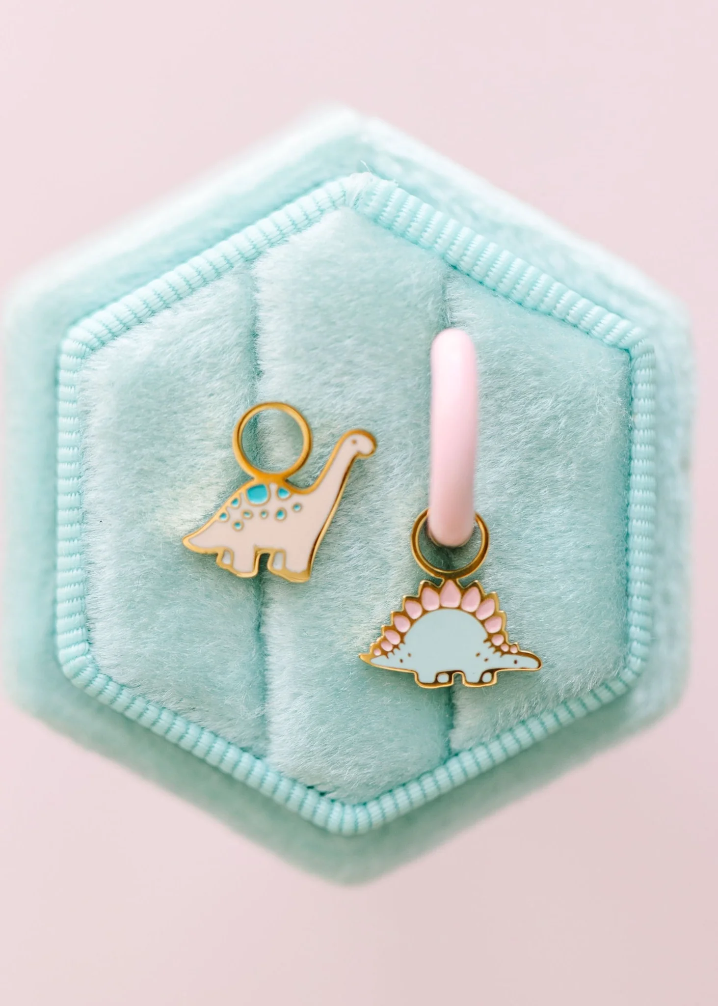 Pastel Dino Charms