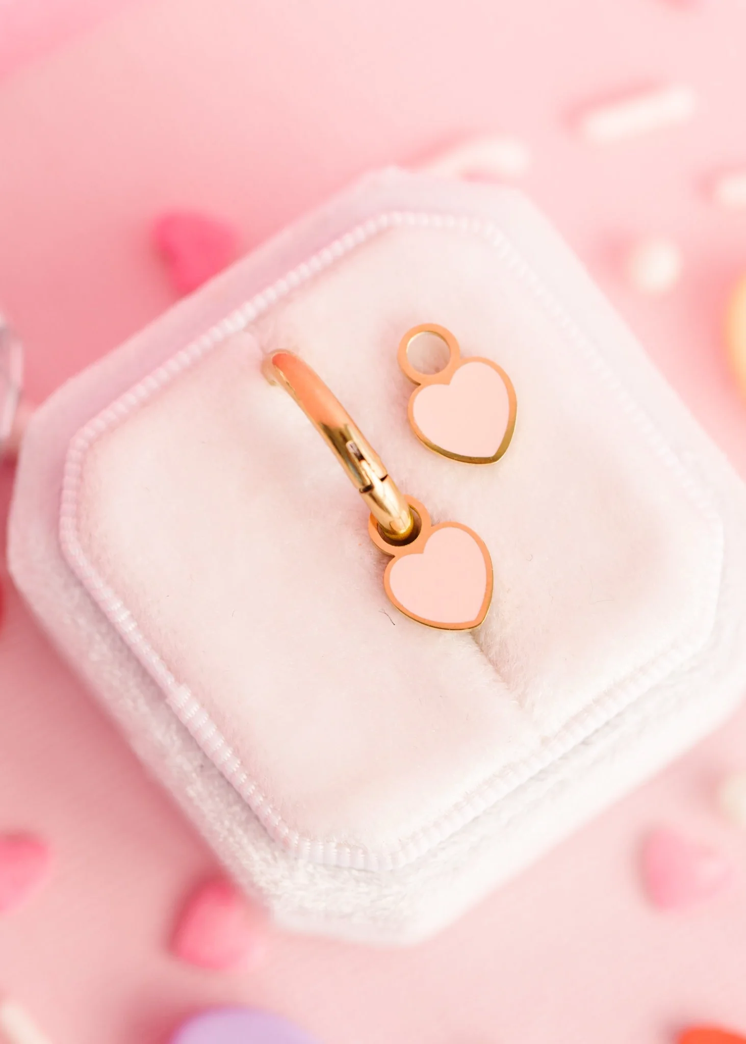 Peachy Heart Charms - Image 2