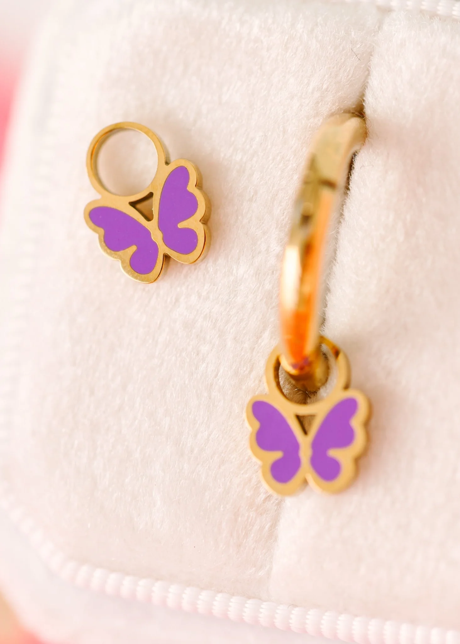 Purple Butterfly Charms - Image 2