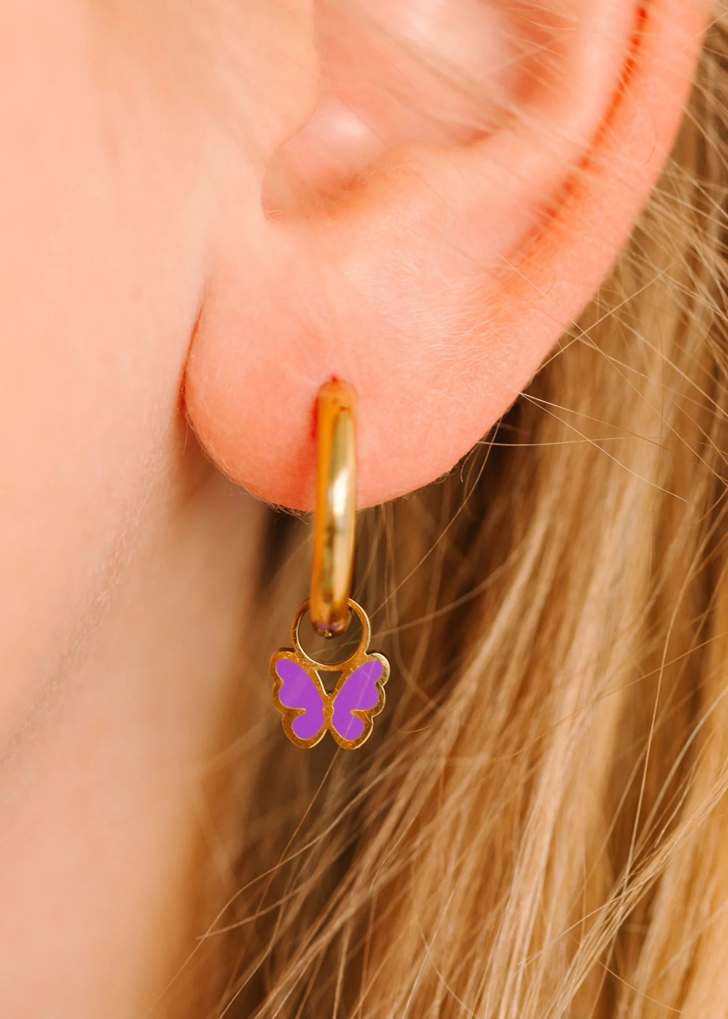 Purple Butterfly Charms - Image 3